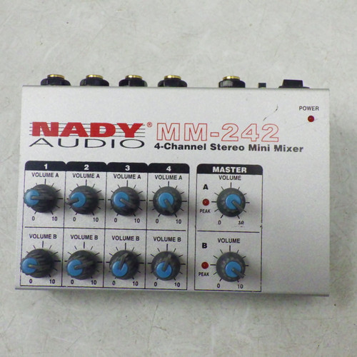 Vist Large View of Product Image Which is Used Nady MM 242 4 Channel Mixer