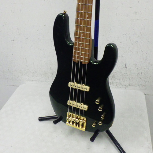 Vist Large View of Product Image Which is Used Charvel Pro Mod San Dimas JJ V  Bass Green 5-String
