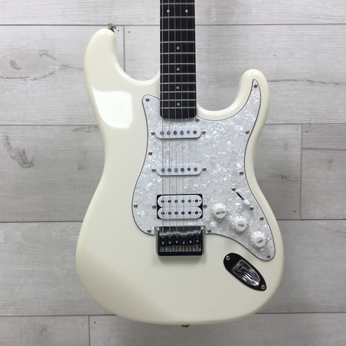 Vist Large View of Product Image Which is Used Optek Fretlight 400 Electric Guitar White