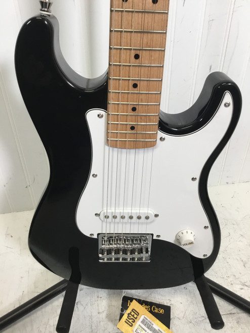 Vist Large View of Product Image Which is Used ROCKWOOD W//AMP/GIG S Type Electric Guitar Black 6-String