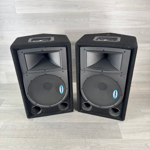 Vist Large View of Product Image Which is Used Samson Resound RS12M - 12-inch 2-way Passive Floor Monitor Pair - Local Pickup Only