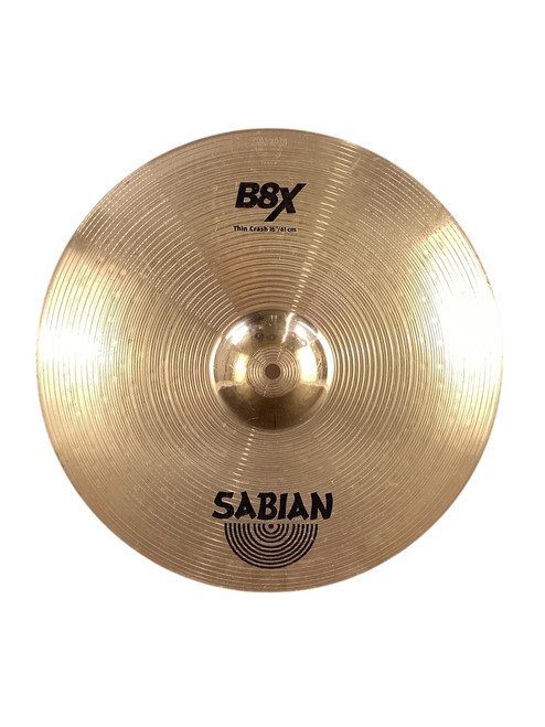 Vist Large View of Product Image Which is Used Sabian B8X Thin Crash Cymbal 16"