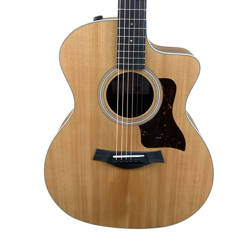 Vist Large View of Product Image Which is Used Taylor 214CE GRAND AUDITORIUM Solid Top Acoustic Guitar Natural