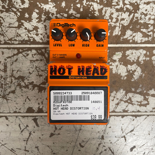 Vist Large View of Product Image Which is Used - Digitech HOT HEAD Distortion Pedal