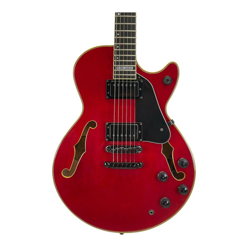 Vist Large View of Product Image Which is Vintage Ibanez GB30 George Benson Semi-hollow Electric Guitar Red 6-String