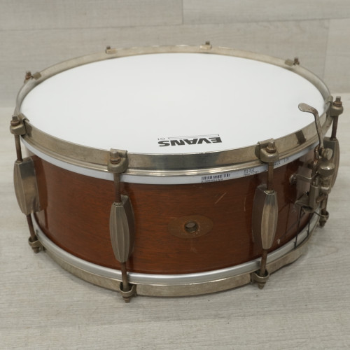 Vist Large View of Product Image Which is Used Slingerland 14x5 Radio King Vintage Wood Snare Drum