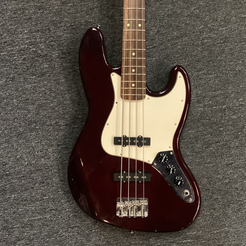 Vist Large View of Product Image Which is Used Fender STANDARD JAZZ BASS MIM J Type Bass Guitar Red 4-String