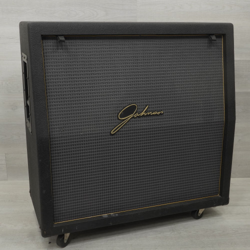 Vist Large View of Product Image Which is Used Johnson J412V 4 x 12 Guitar Speaker Cabinet with Celestion V30's