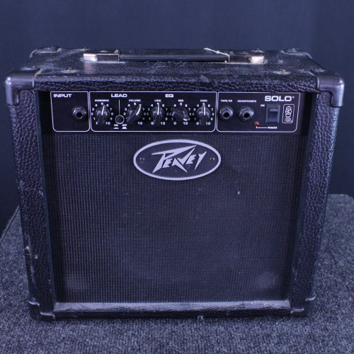 Vist Large View of Product Image Which is Used Peavey SOLO GUITAR AMPLIFIER 1 x 8 Solid State Amplifier 1 x 8