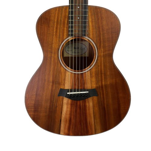 Vist Large View of Product Image Which is Used Taylor GS MINI-E KOA Solid Top Acoustic Guitar Wood