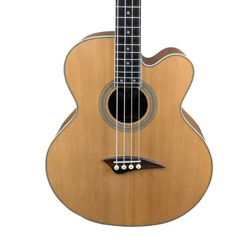 Vist Large View of Product Image Which is Used Dean EABC ACOUSTIC ELECTRIC Bass Guitar Natural 4-String