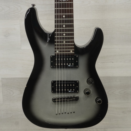 Vist Large View of Product Image Which is Used Schecter C-7 Sgr Electric Guitar Silver Burst 7-String