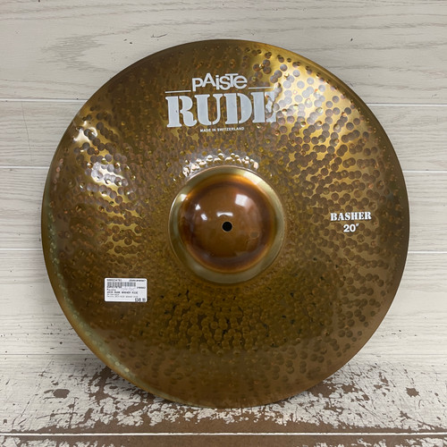Used - Paiste 20IN RUDE BASHER RIDE  40087-S000234793 Vist Large View of Product Image Which is Used - Paiste 20IN RUDE BASHER RIDE