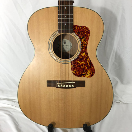 Vist Large View of Product Image Which is Used Guild OM-240E Solid Top Acoustic Guitar Wood