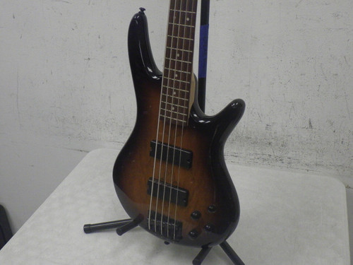 Vist Large View of Product Image Which is Used Ibanez GSR205SM J Type Bass Guitar Black 4-String