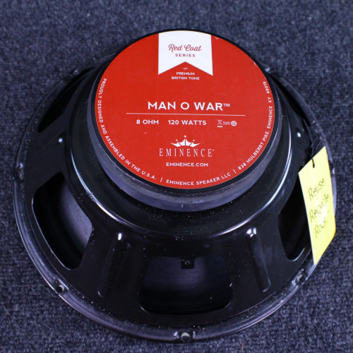 Vist Large View of Product Image Which is Used Eminence MAN O WAR 12 INCH 1 x 12 Guitar Speaker Cabinet 1 x 12