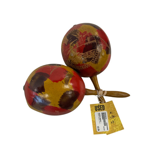 Vist Large View of Product Image Which is Used WOODEN MARACA World Percussion Instrument