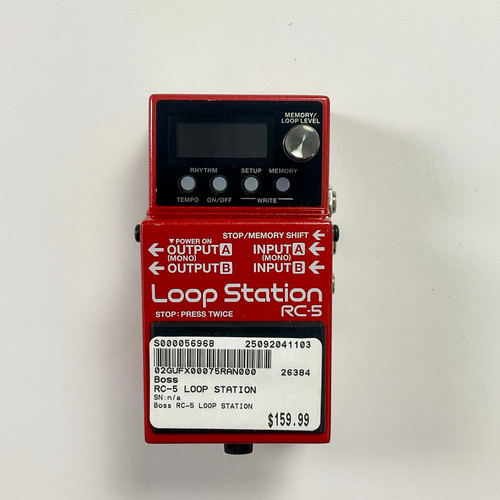 Vist Large View of Product Image Which is Used Boss RC-5 LOOP STATION Looper Pedal