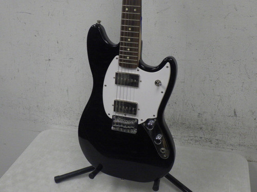 Vist Large View of Product Image Which is Used Squier Mustang Offset Double Cutaway Electric Guitar Black