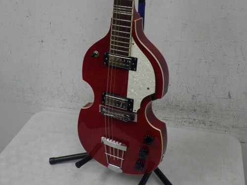Vist Large View of Product Image Which is Used Hofner Violin Guitar Electric Guitar Red 6-String