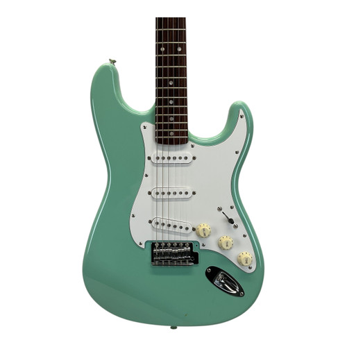 Vist Large View of Product Image Which is Used Squier 2014 Affinity Stratocaster S Type Electric Guitar Green 6-String