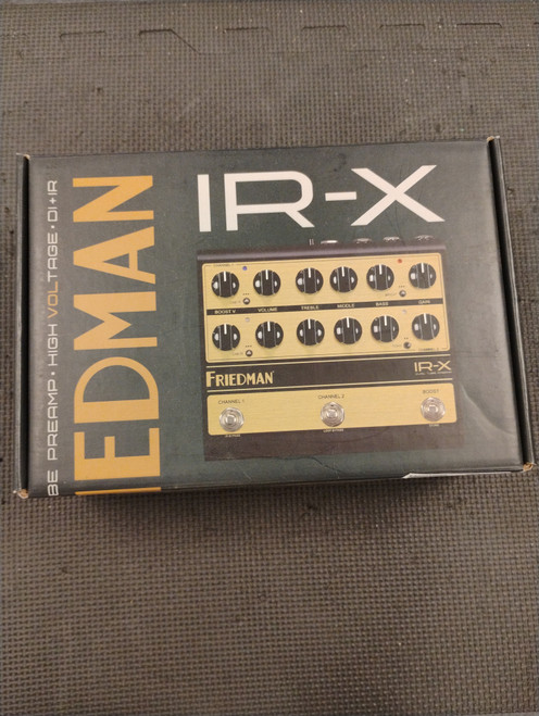 Vist Large View of Product Image Which is Used Friedman IR-X DUAL PREAMP DI Guitar Effects Pedal