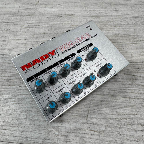 Vist Large View of Product Image Which is Used Nady MM-242 - 4-channel Mini Mixer