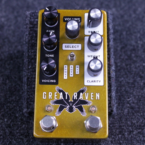 Vist Large View of Product Image Which is Used OBIE AUDIO GREAT RAVEN OD/BOOST PEDAL Overdrive Pedal