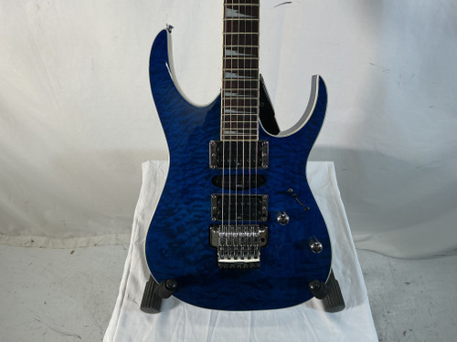 Vist Large View of Product Image Which is Used Ibanez RG4EX1 S Type Electric Guitar Blue 6-String