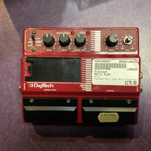 Vist Large View of Product Image Which is Used Digitech MULTI PLAY Delay Pedal