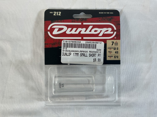 Vist Large View of Product Image Which is New DUNLOP 17MM SMALL SHORT PYREX SLIDE
