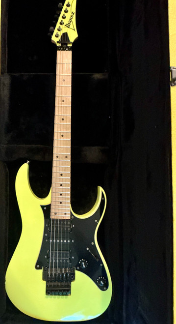 Vist Large View of Product Image Which is Used 2007 Ibanez RG 20TH ANNIVERSARY S Type Electric Guitar Yellow 6-String