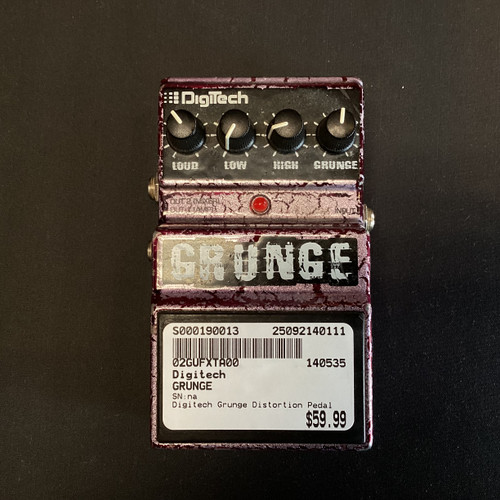 Vist Large View of Product Image Which is Used Digitech GRUNGE Distortion Pedal