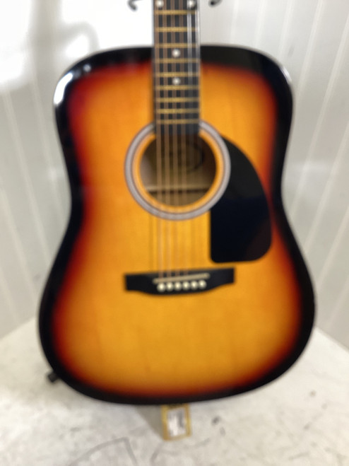 Vist Large View of Product Image Which is Used Squier SA-150 Laminate Top Acoustic Guitar Sunburst