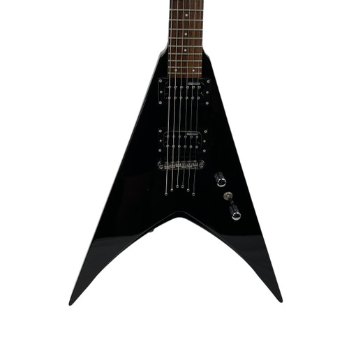 Vist Large View of Product Image Which is Used LTD V-50 Pointy Electric Guitar Black 6-String