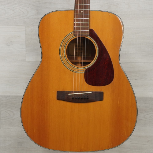 Vist Large View of Product Image Which is Used Yamaha FG-160 Tan Label China Vintage Laminate Top Acoustic Guitar AS IS