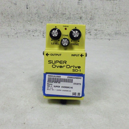 Vist Large View of Product Image Which is Used Boss SD-1 Super Overdrive