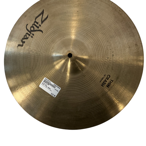 Vist Large View of Product Image Which is Used Zildjian 16IN THIN CRASH Crash Cymbal 16"
