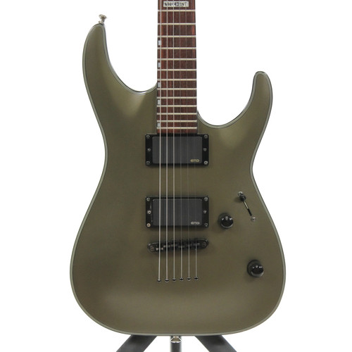 Vist Large View of Product Image Which is Used LTD MH-401NT Pointy Electric Guitar Silver/Gray 6-String