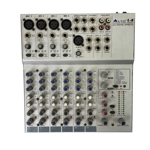 Vist Large View of Product Image Which is Used Alto L-8 Mixing Console
