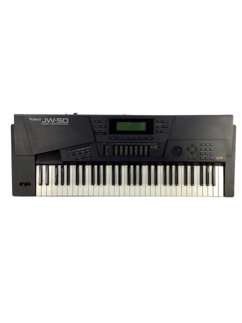Vist Large View of Product Image Which is Used Roland JW-50 Music Workatation Keyboard w/AC