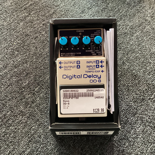 Vist Large View of Product Image Which is Used Boss DD-8 Guitar Effects Pedal