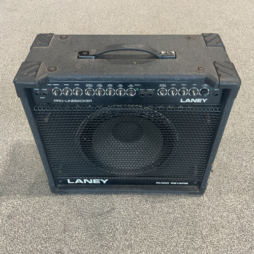 Vist Large View of Product Image Which is Used LANEY PL100 REVERB PRO LINEBACKER Solid State Guitar Amplifier