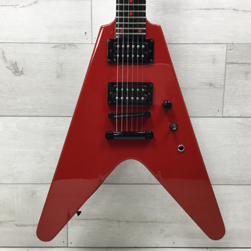 Vist Large View of Product Image Which is Used Epiphone Jeff Waters Annihilation V Pointy Electric Guitar Red