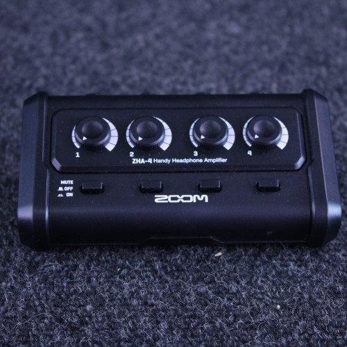 Vist Large View of Product Image Which is Used Zoom ZHA-4 HANDY HEADPHONE AMP W/BOX Pro Sound Product
