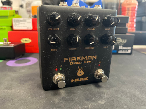Vist Large View of Product Image Which is Used Nux FIREMAN Distortion Pedal