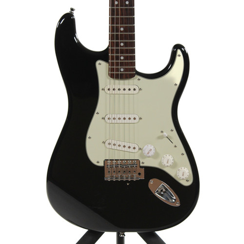 Vist Large View of Product Image Which is Used Starcaster STRAT S Type Electric Guitar Black 6-String