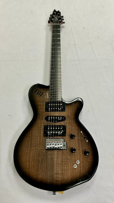 Vist Large View of Product Image Which is Used Godin XTSA TRANS BLACK S Type Electric Guitar Silver/Gray 6-String