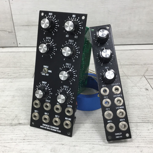 Vist Large View of Product Image Which is Used Synthesis Tech. MOTM-410 Triple Resonant Modular Synthesizer W/Oakley OMS410 Rackmount
