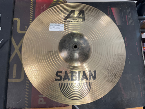 Vist Large View of Product Image Which is Used Sabian 16 AA METAL-X CRASH Crash Cymbal 16"